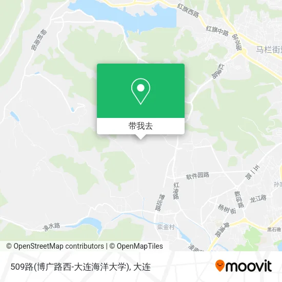 509路(博广路西-大连海洋大学)地图