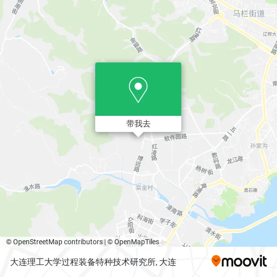 大连理工大学过程装备特种技术研究所地图