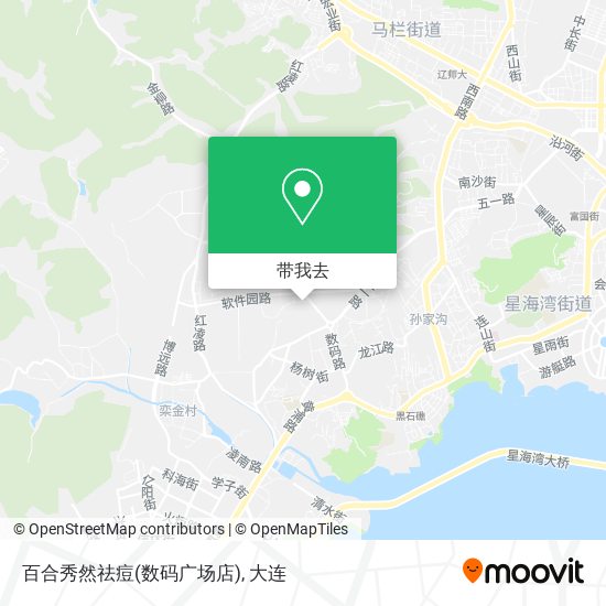 百合秀然祛痘(数码广场店)地图