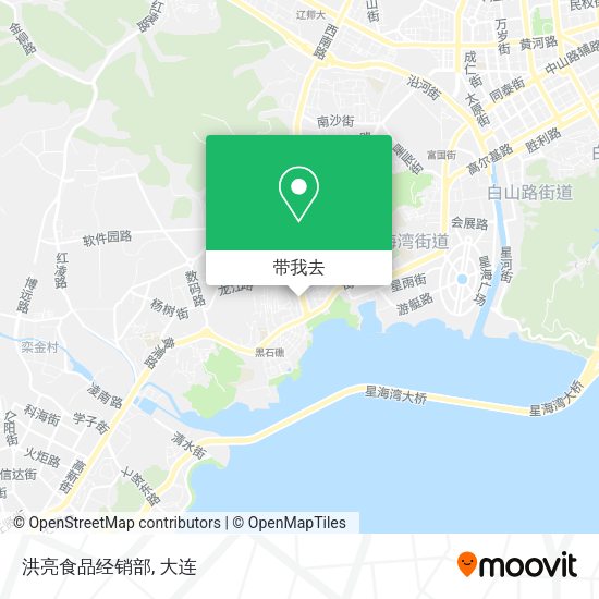 洪亮食品经销部地图