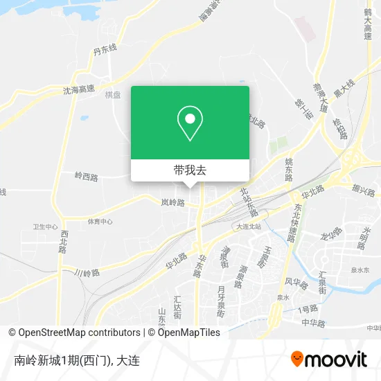 南岭新城1期(西门)地图