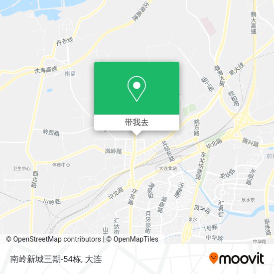 南岭新城三期-54栋地图