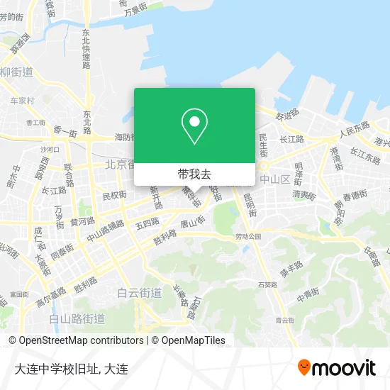大连中学校旧址地图