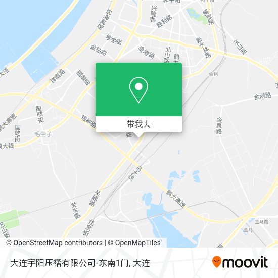 大连宇阳压褶有限公司-东南1门地图