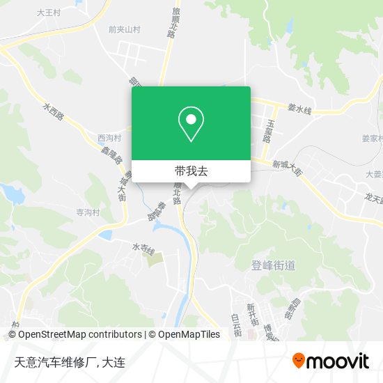 天意汽车维修厂地图