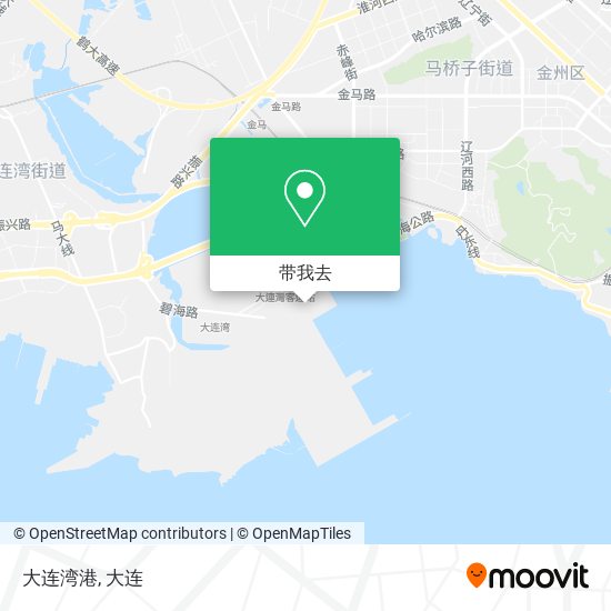 大连湾港地图