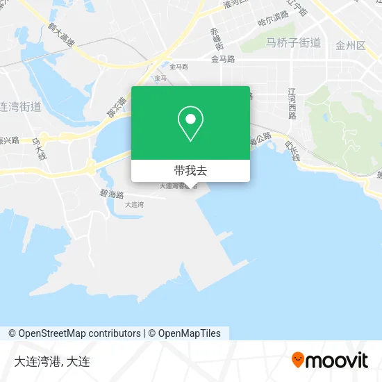大连湾港地图