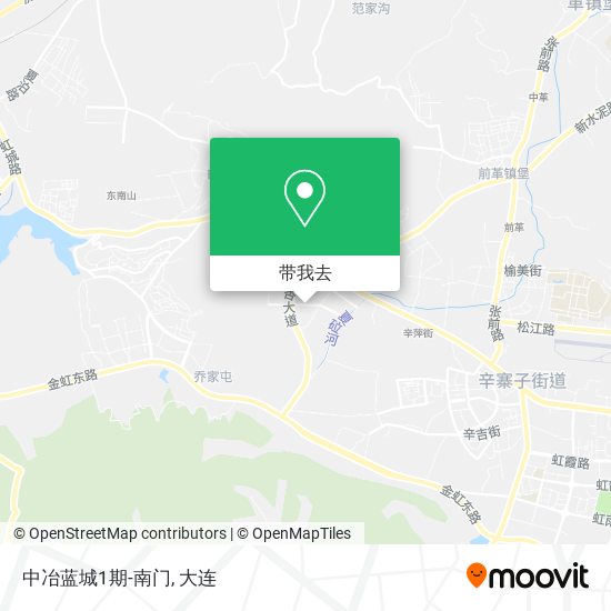 中冶蓝城1期-南门地图