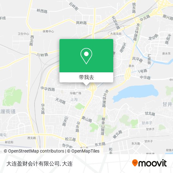 大连盈财会计有限公司地图