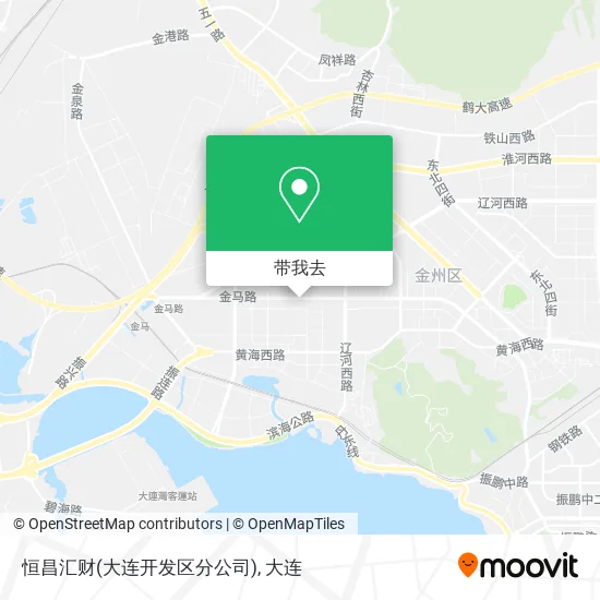 恒昌汇财(大连开发区分公司)地图