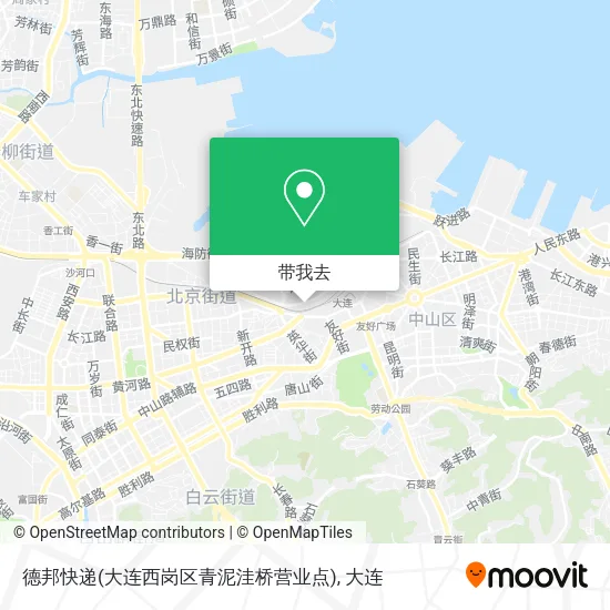 德邦快递(大连西岗区青泥洼桥营业点)地图