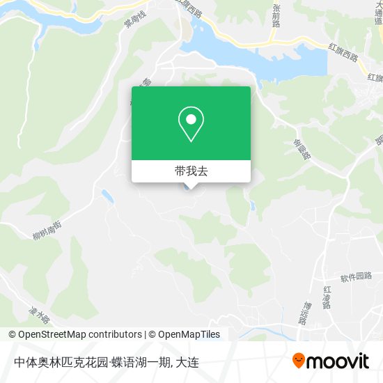 中体奥林匹克花园·蝶语湖一期地图