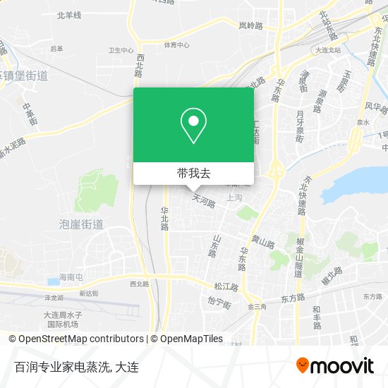 百润专业家电蒸洗地图