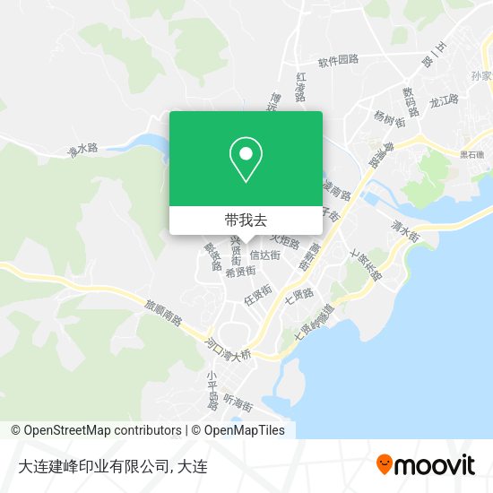 大连建峰印业有限公司地图