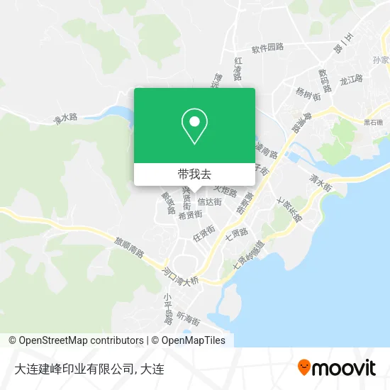 大连建峰印业有限公司地图