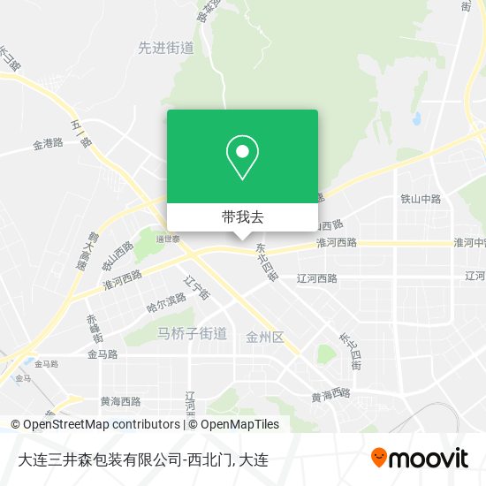 大连三井森包装有限公司-西北门地图