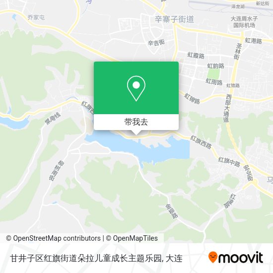 甘井子区红旗街道朵拉儿童成长主题乐园地图