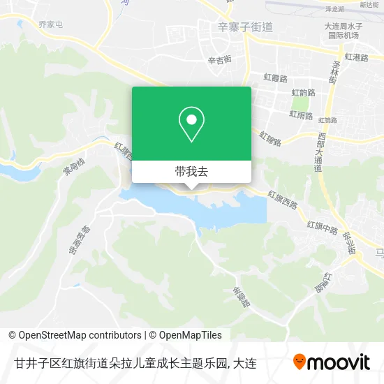 甘井子区红旗街道朵拉儿童成长主题乐园地图