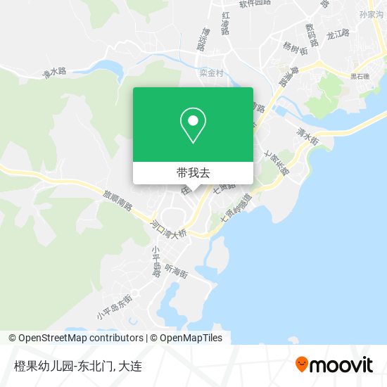 橙果幼儿园-东北门地图