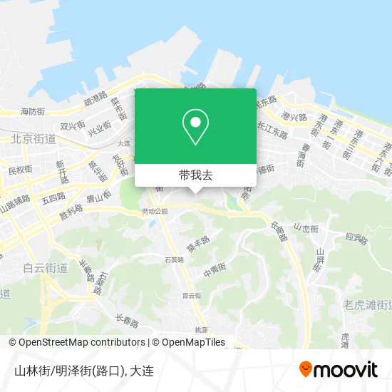 山林街/明泽街(路口)地图