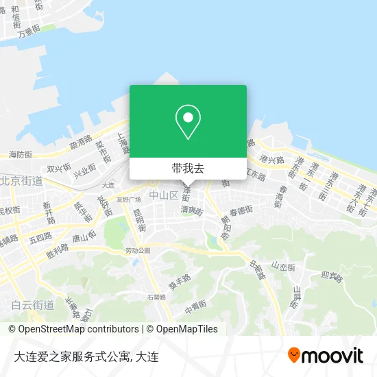 大连爱之家服务式公寓地图