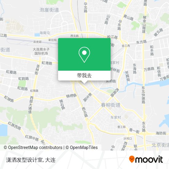 潇洒发型设计室地图