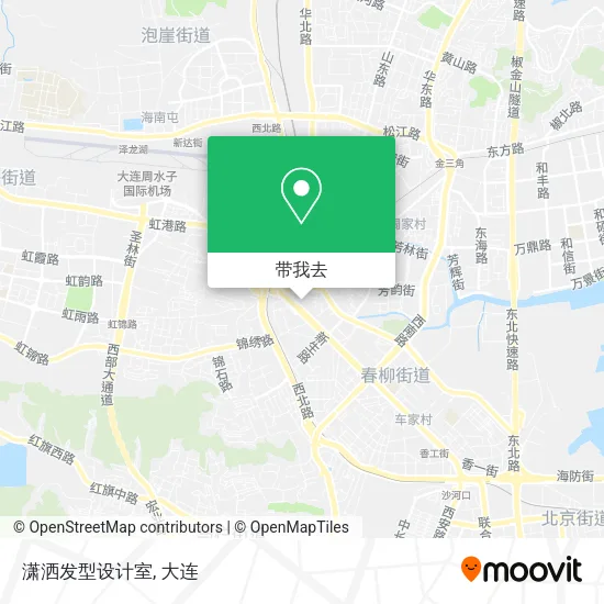 潇洒发型设计室地图