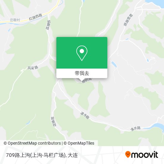709路上沟(上沟-马栏广场)地图
