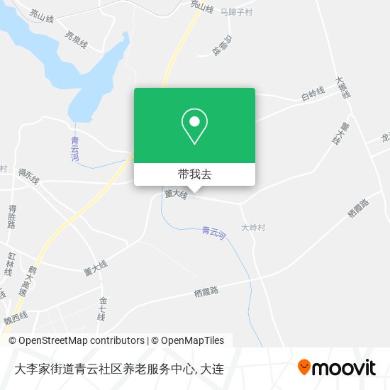 大李家街道青云社区养老服务中心地图