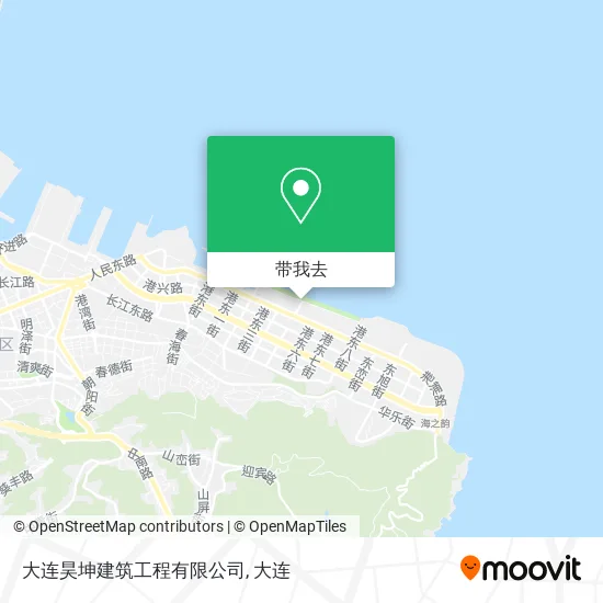 大连昊坤建筑工程有限公司地图
