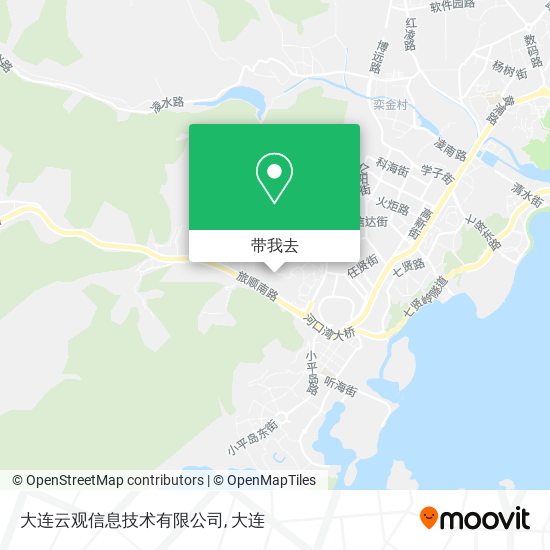 大连云观信息技术有限公司地图