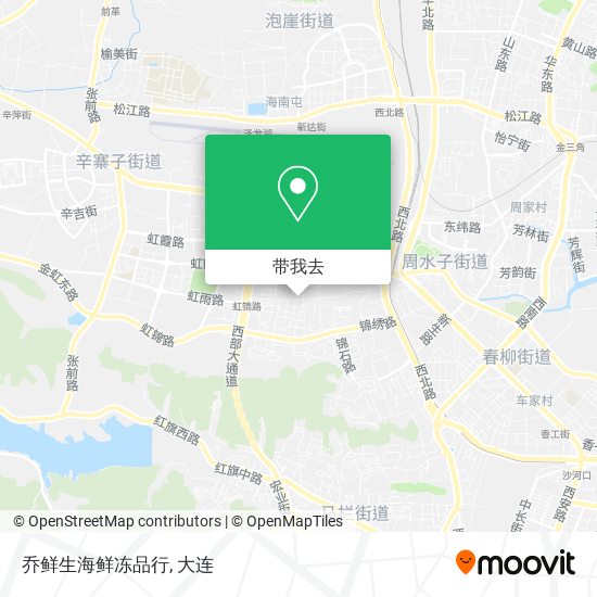 乔鲜生海鲜冻品行地图