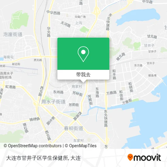 大连市甘井子区学生保健所地图