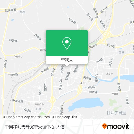 中国移动光纤宽带受理中心地图