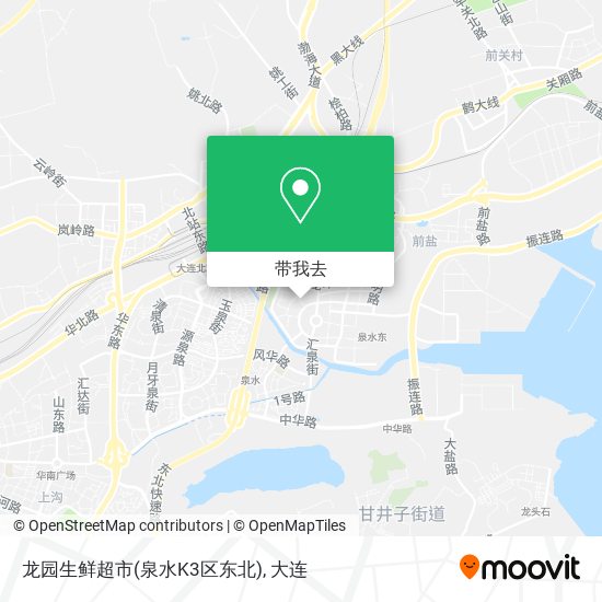 龙园生鲜超市(泉水K3区东北)地图