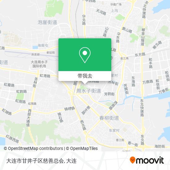 大连市甘井子区慈善总会地图