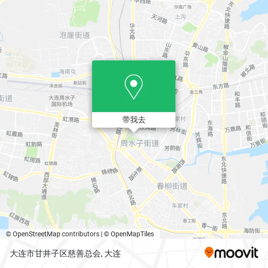大连市甘井子区慈善总会地图