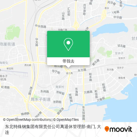 东北特殊钢集团有限责任公司离退休管理部-南门地图