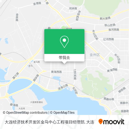 大连经济技术开发区金马中心工程项目经理部地图