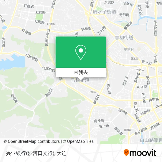 兴业银行(沙河口支行)地图