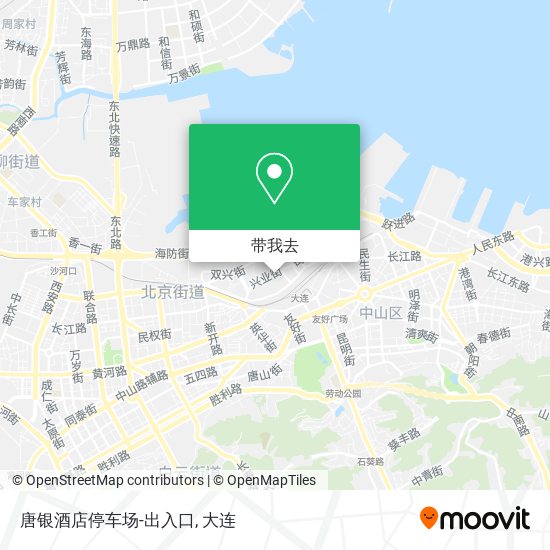 唐银酒店停车场-出入口地图