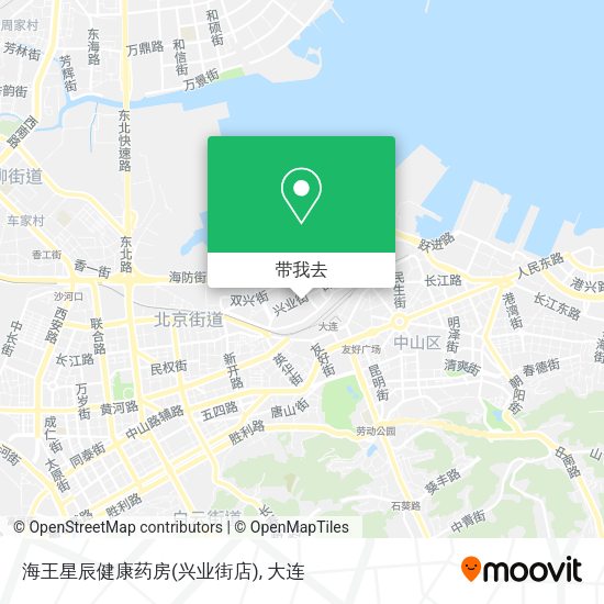 海王星辰健康药房(兴业街店)地图
