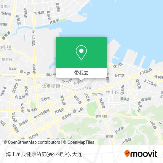 海王星辰健康药房(兴业街店)地图