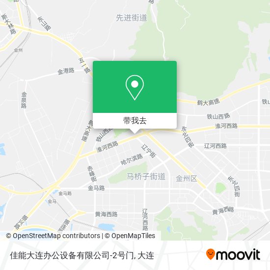 佳能大连办公设备有限公司-2号门地图