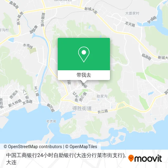 中国工商银行24小时自助银行(大连分行菜市街支行)地图