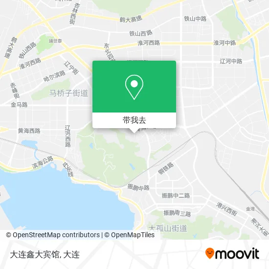 大连鑫大宾馆地图