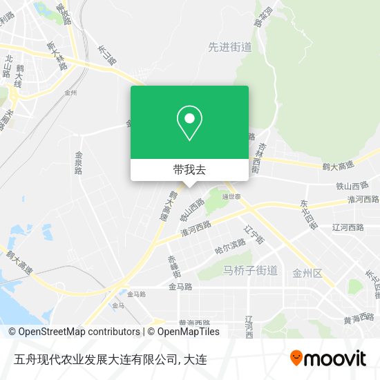 五舟现代农业发展大连有限公司地图