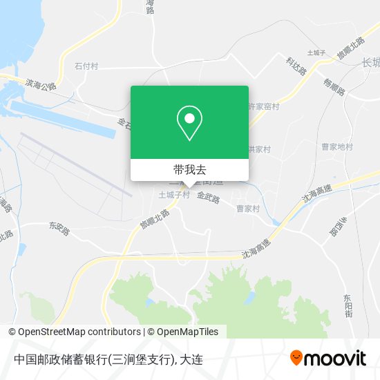 中国邮政储蓄银行(三涧堡支行)地图