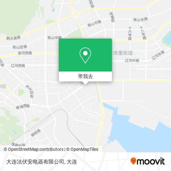 大连法伏安电器有限公司地图