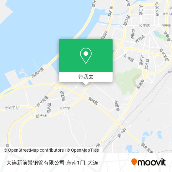 大连新前景钢管有限公司-东南1门地图